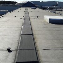 Облаштування ПВХ, ТПО доріжок на мембранній покрівлі
