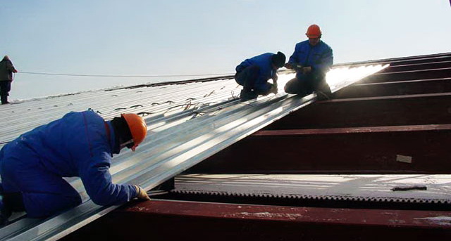 монтаж профнастилу